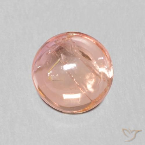 1.14ct Natural vermelho indiano Turmalina, Redondo, Transparente
