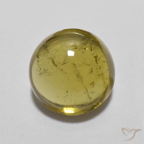 1.83ct Natural Ouro Turmalina, Redondo, Transparente