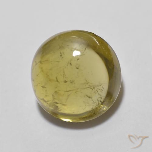 Turmalina Ouro Natural 1.83ct, Redondo, Transparente