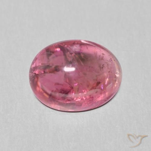 1.58ct Natural framboesa vermelha Turmalina, oval, Transparente