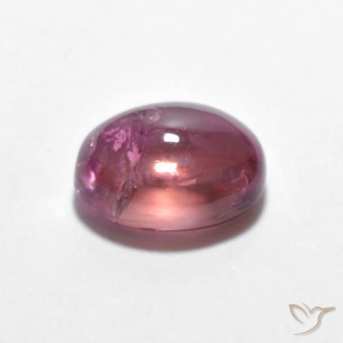 Turmalina roxo médio Natural 1.31ct, oval, Transparente