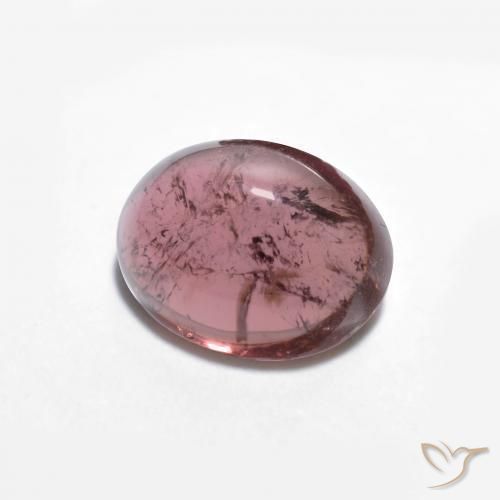 Turmalina Roxo profundo Natural 1.57ct, oval, Transparente