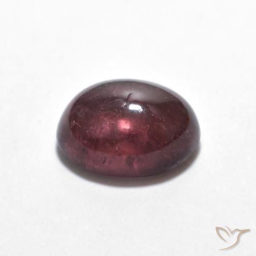 Turmalina Roxo profundo Natural 1.57ct, oval, Transparente