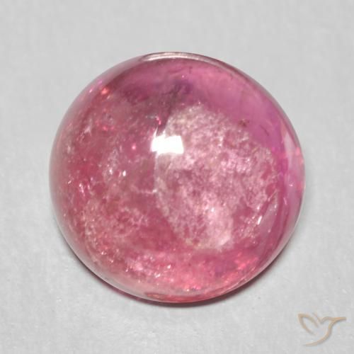 1.72ct Natural Berry Roxo Brilhante Turmalina, Redondo, Transparente