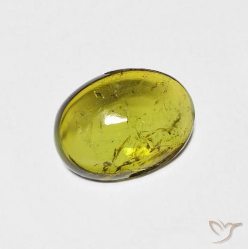 Turmalina Verde floresta Natural 1.34ct, oval, Transparente