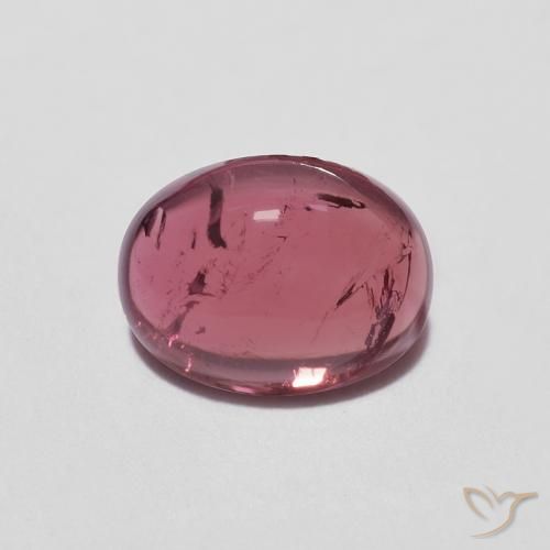 1.25ct Natural Berry Purple Turmalina, oval, Transparente