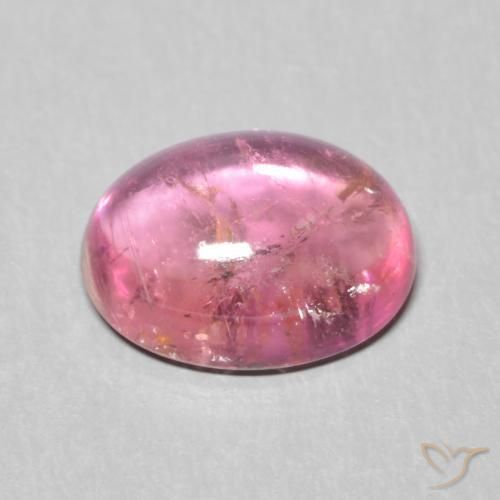 Turmalina Rosa Intenso Natural 1.31ct, oval, Transparente