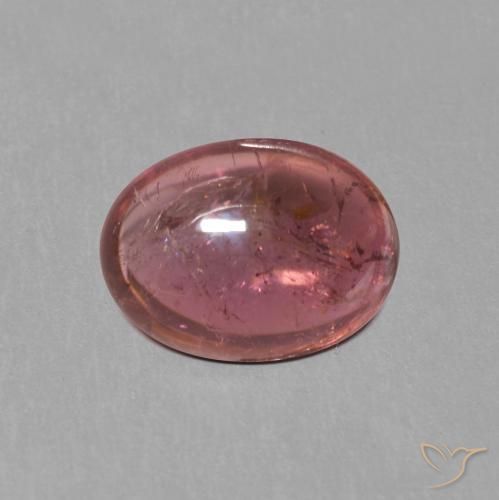 1.23ct Natural vermelho médio Turmalina, oval, Transparente