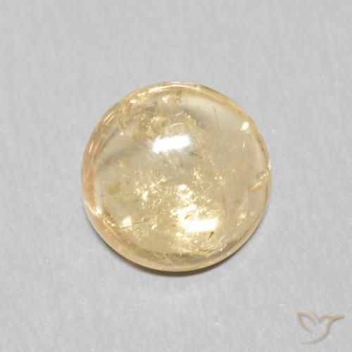 1.04ct Natural Creme Turmalina, Redondo, Transparente