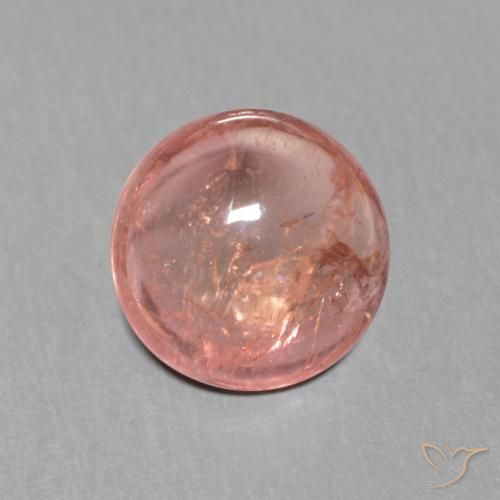 1.42ct Natural Framboesa Rosa Turmalina, Redondo, Transparente