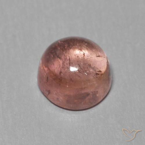 Turmalina Luz rosa Natural 1.02ct, Redondo, Transparente
