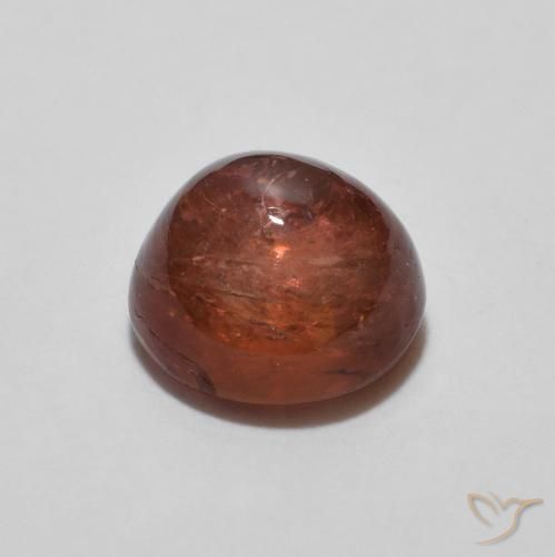 Turmalina ponche de frutas vermelhas Natural 1.17ct, Redondo, Transparente