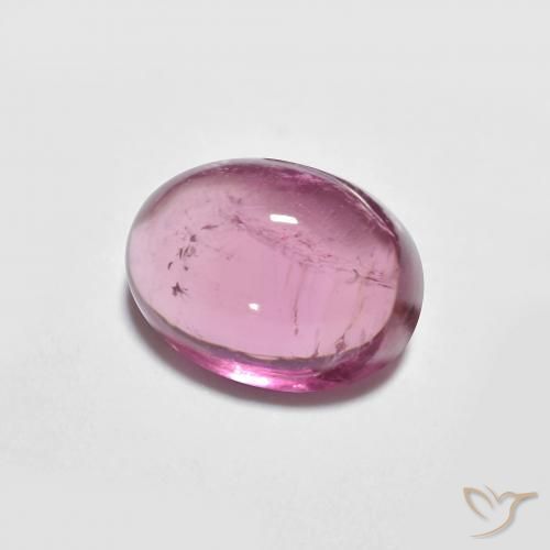 Turmalina Rosa escuro Natural 1.62ct, oval, Transparente
