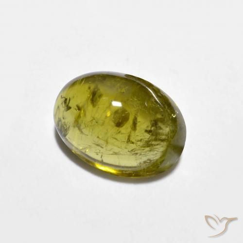 Turmalina Medium-Dark Gold Natural 1.56ct, oval, Transparente