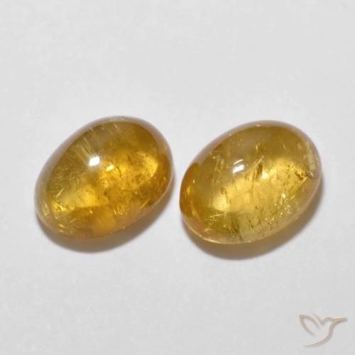 3.24ctw Natural Dourado Escuro Turmalina, oval, Transparente