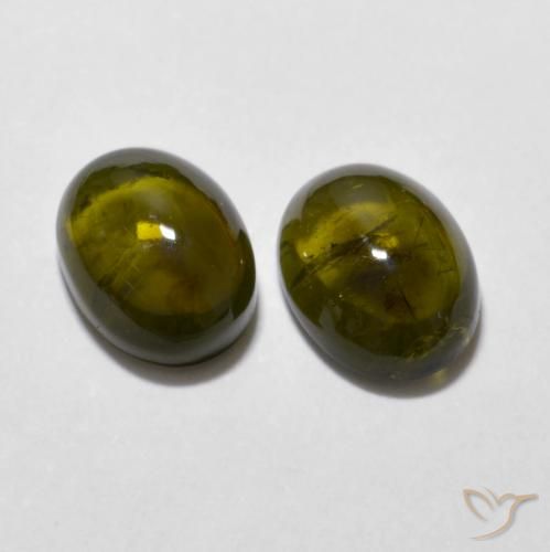 3.03ctw Natural Marrom Dourado Profundo Turmalina, oval, Transparente