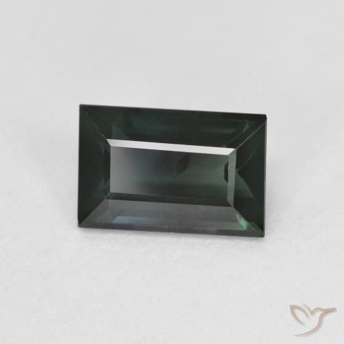 Turmalina Verde médio Natural 1.22ct, baguete, VS