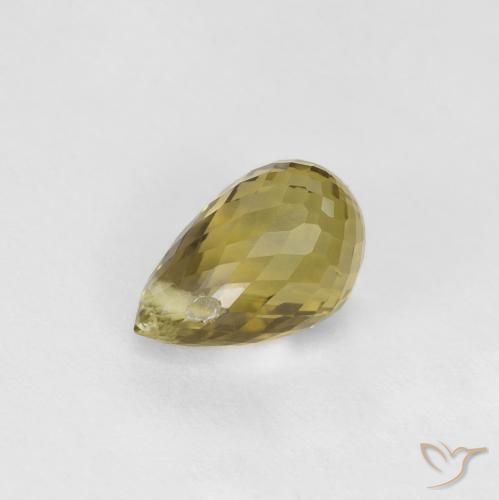 Turmalina Castanho médio Natural 0.81ct, Briolette, VS