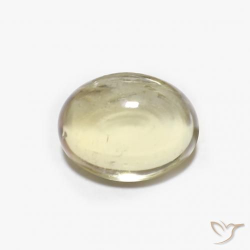 1.79ct Natural Amarelo claro Turmalina, oval, Transparente