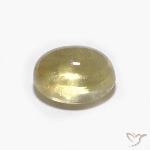 Turmalina Amarelo claro Natural 1.79ct, oval, Transparente