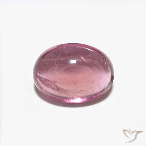 1.51ct Natural Rosa quente Turmalina, oval, Transparente