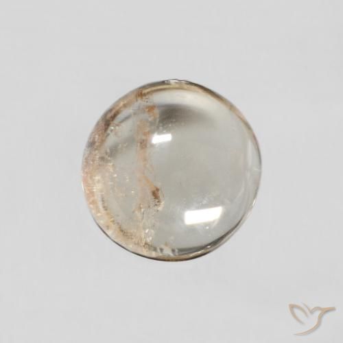 1.15ct Natural Luz amarela Turmalina, Redondo, Transparente