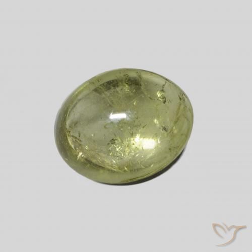 Turmalina Luz verde Natural 3.89ct, oval, Transparente