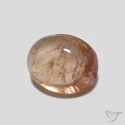 Turmalina Light Grapefruit Pink Natural 2.70ct, oval, Transparente
