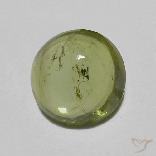 Turmalina Luz verde Natural 0.82ct, Redondo, Transparente