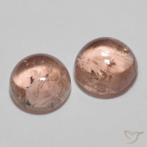 Pedras preciosas de Turmalina Luz rosa natural de 2.23 ct, Redondo, Transparente