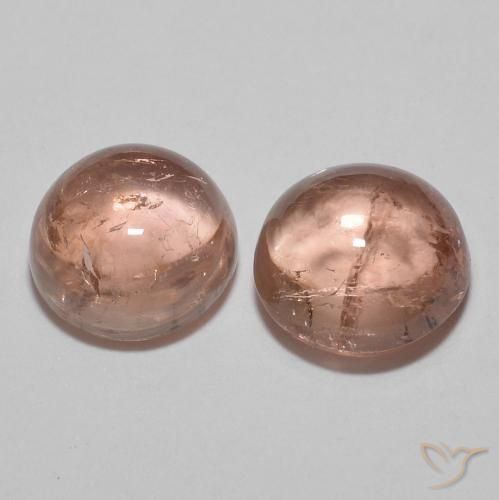 Pedras preciosas de Turmalina Luz rosa natural de 2.23 ct, Redondo, Transparente