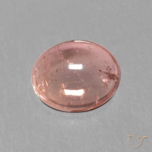 0.98ct Natural rosa rosa Turmalina, oval, Transparente