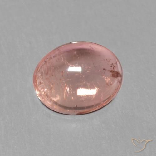 Turmalina rosa rosa Natural 0.98ct, oval, Transparente