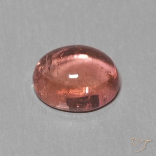 Turmalina rosa rosa Natural 0.98ct, oval, Transparente