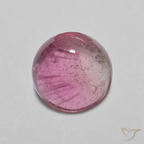 1.15ct Natural rosa médio Turmalina, Redondo, Transparente