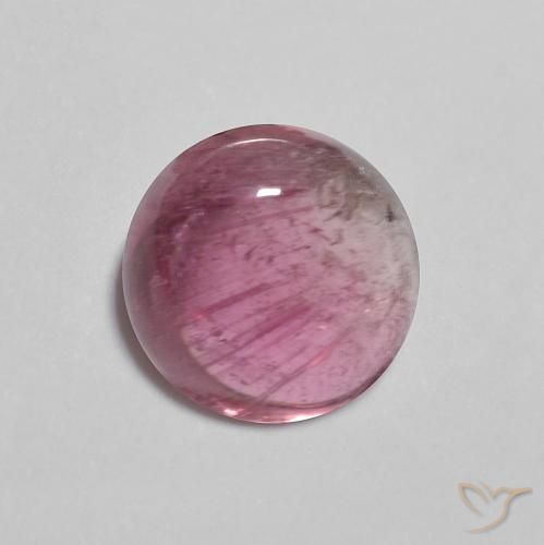 Turmalina rosa médio Natural 1.15ct, Redondo, Transparente