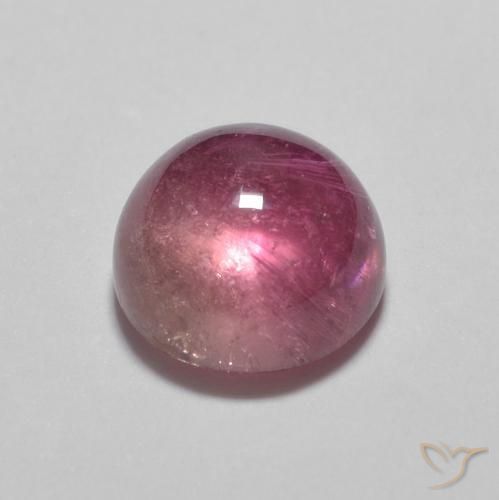 Turmalina rosa médio Natural 1.15ct, Redondo, Transparente