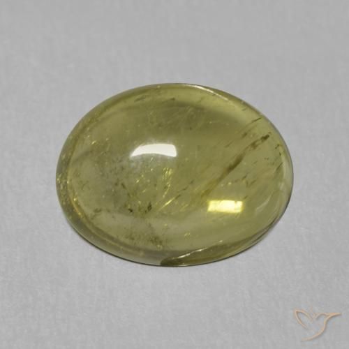 1.22ct Natural Verde médio Turmalina, oval, Transparente