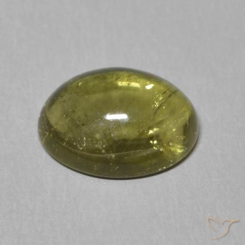 Turmalina Verde médio Natural 1.22ct, oval, Transparente