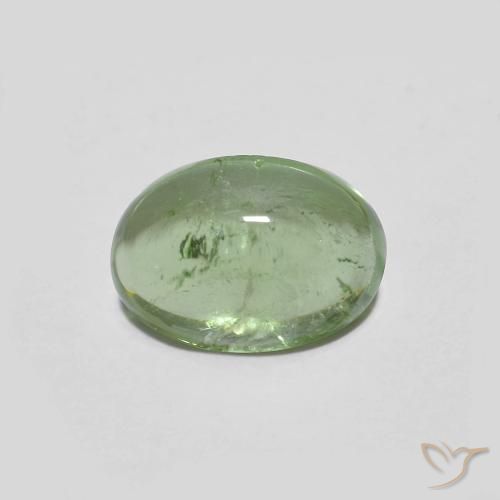 1.43ct Natural Luz verde Turmalina, oval, Transparente