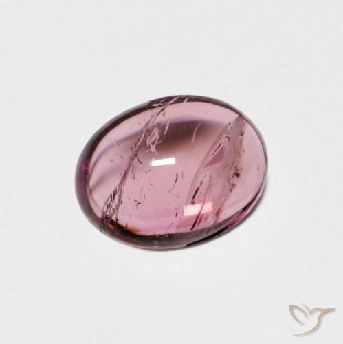 Turmalina Roxo rosado Natural 1.36ct, oval, Transparente