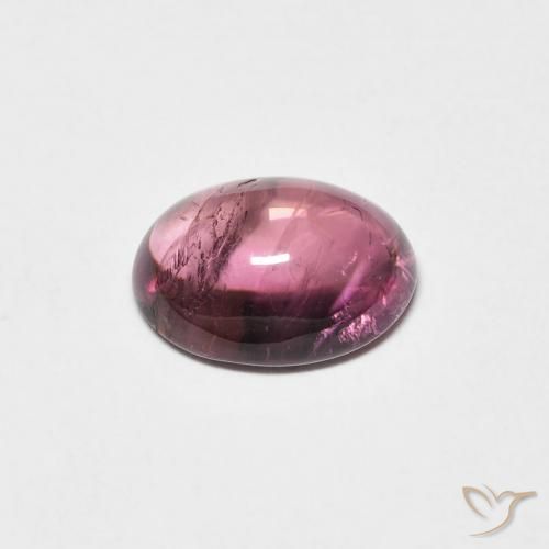 Turmalina Roxo rosado Natural 1.36ct, oval, Transparente
