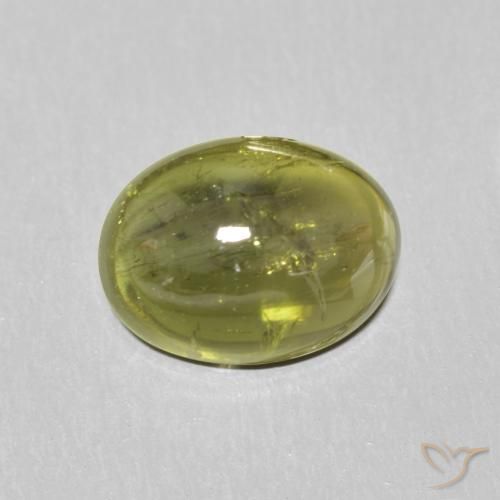 1.45ct Natural Verde médio Turmalina, oval, Transparente