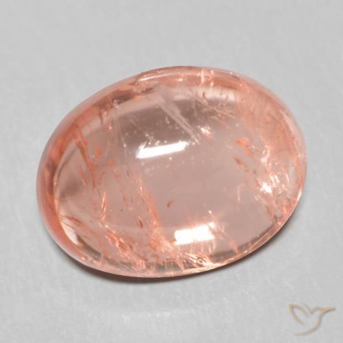 Turmalina rosa médio Natural 1.79ct, oval, Transparente
