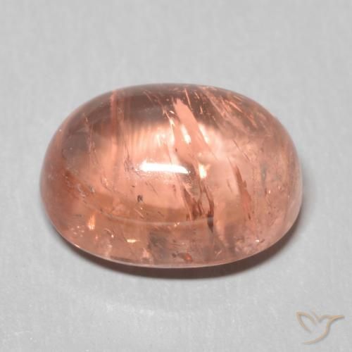 Turmalina rosa médio Natural 1.79ct, oval, Transparente