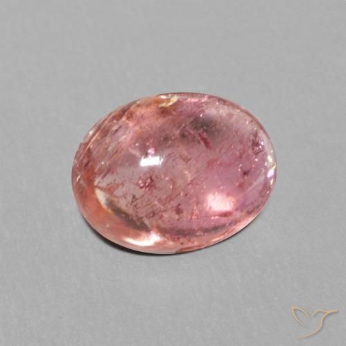Turmalina rosa médio Natural 1.63ct, oval, Transparente
