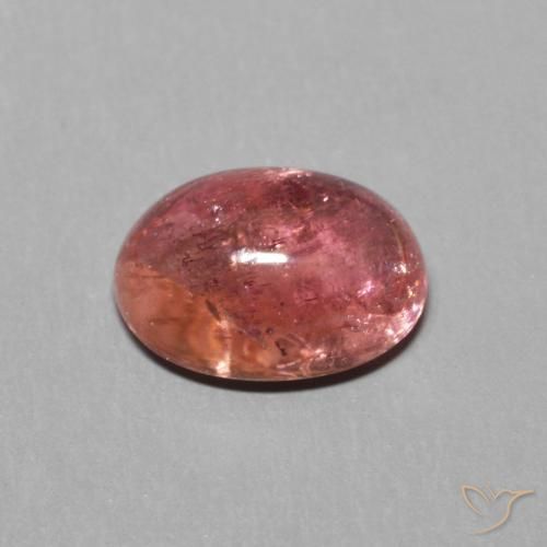 Turmalina rosa médio Natural 1.63ct, oval, Transparente
