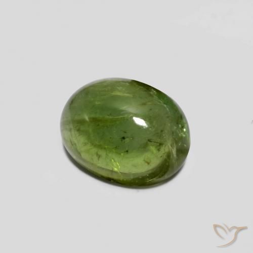 Turmalina Verde médio Natural 1.41ct, oval, Transparente
