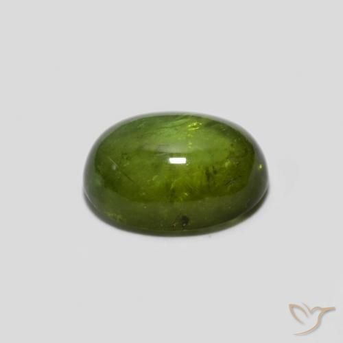 Turmalina Verde médio Natural 1.41ct, oval, Transparente
