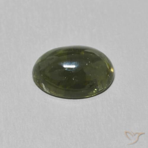 Turmalina Verde floresta Natural 1.13ct, oval, Transparente